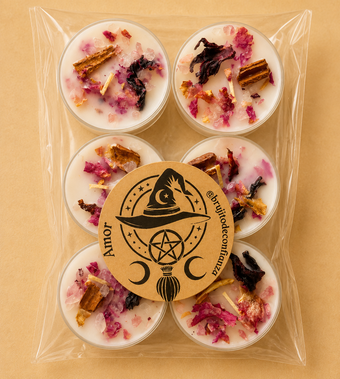 Amor (6 pack) Tea Lights