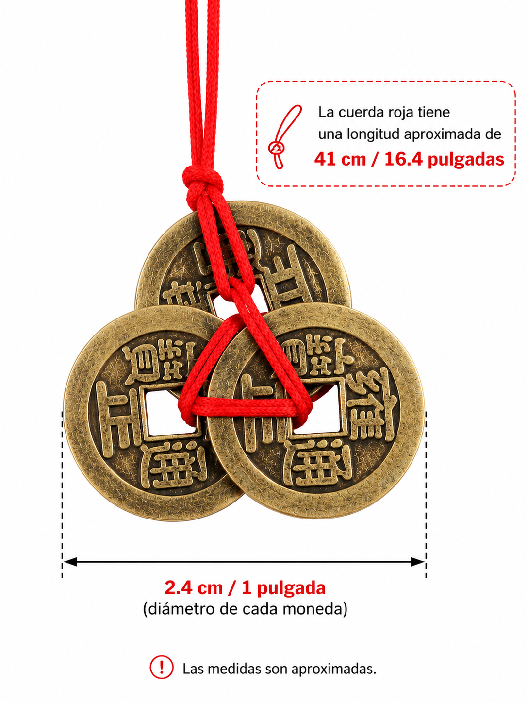 Amuletos de Monedas Chinas