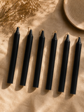 Vela Taper Negra 6” (Single)